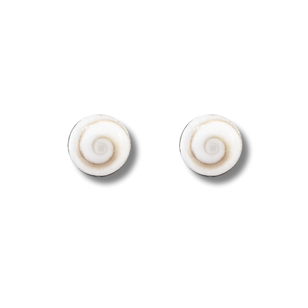 Boucles d'oreilles puces oeil de sainte Lucie