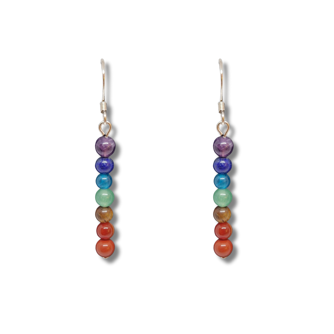 Boucles d'oreilles 7 chakras
