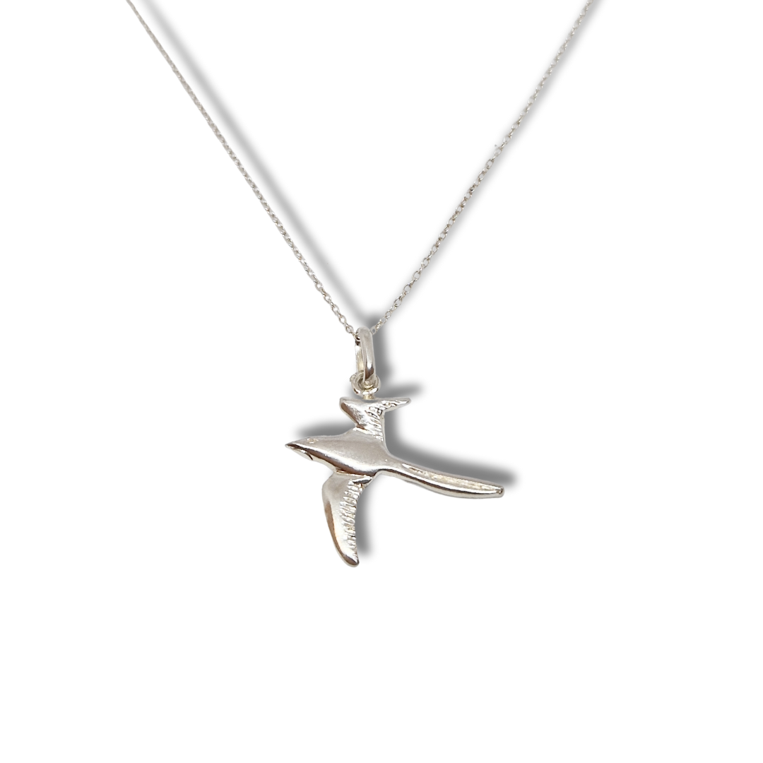 Collier argent 925 paille en queue